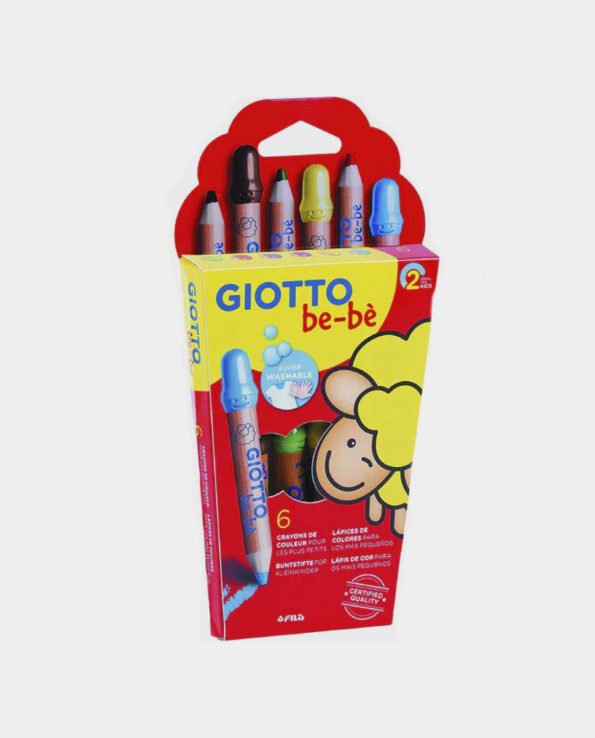 Pack Lapices Giotto Bebe 6 unidades