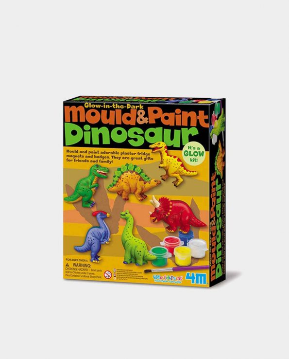 Moldea y Pinta Dinosaurios