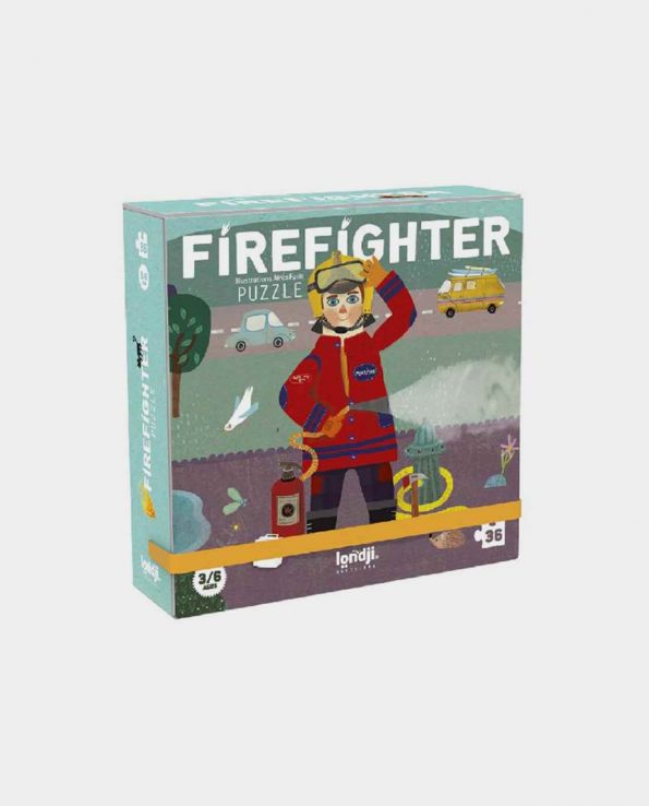 Puzzle Pocket Firefighter Londji