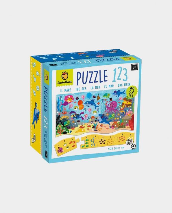 123 Puzzle El Mar Ludattica