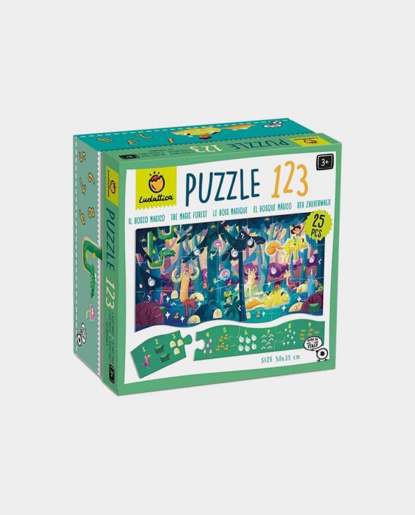 123 Puzzle El Bosque Mágico Ludattica