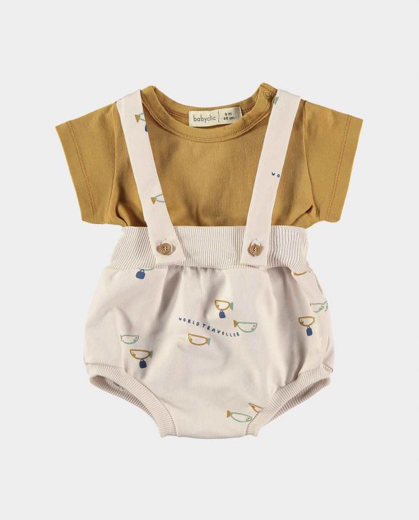 Camiseta + Culotte con Tirantes Sea Baby Clic